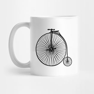 Vintage High Wheel Bicycle Mug